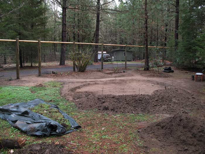 Leveling work is begun